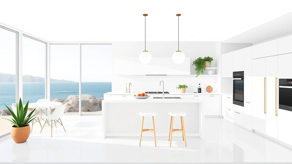 Kitchen Stunning Coastal Designs